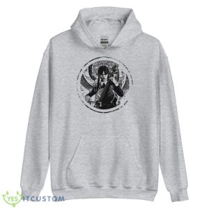 Round Sketch Cello Wednesday Circle Drawing shirt 7 Round Sketch Cello Wednesday Circle Drawing shirt - Unisex Heavy Blend Hooded Sweatshirt