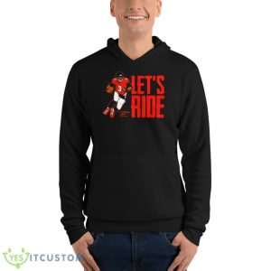 Russell Wilson Lets Ride Shirt - Unisex Fleece Pullover Hoodie