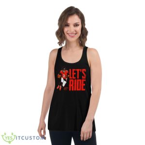 Russell Wilson Lets Ride Shirt - Women's Flowy Racerback Tank