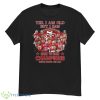 San Francisco 49ers Back to Back Champions Signature Shirt Product Photo 1