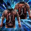 San Francisco 49ers Death Background Smoke Hoodies Full Over Print Product Photo 1