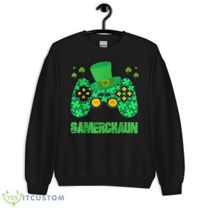 Shamrock Video Game Leprechaun Costume St Patrick’s Day Shirt Product Photo 3