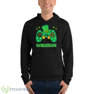 Shamrock Video Game Leprechaun Costume St Patrick’s Day Shirt Product Photo 4