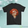 Shut The Fuck Up Fingers Tattoo Glossy Lips Cleveland Browns Shirt Product Photo 1