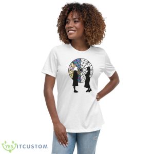 Silhouettes Spiderweb Addams and Enid Sinclair Shirt - Women's Relaxed Short Sleeve Jersey Tee