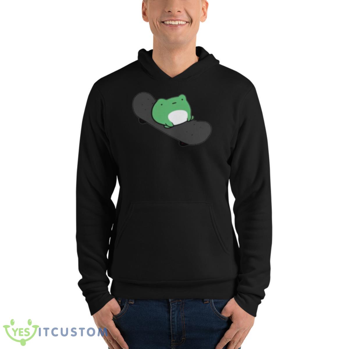 Skateboard frog shirt 4 Skateboard frog shirt - Unisex Fleece Pullover Hoodie