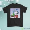Snoopy And Woodstock Merry Detroit Lions Christmas Shirt Product Photo 1