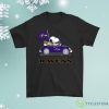Snoopy And Woodstock Ride The Baltimore Ravens Car Shirt Product Photo 1