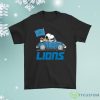 Snoopy And Woodstock Ride The Detroit Lions Car Shirt Product Photo 1