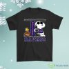 Snoopy Joe Cool And Woodstock The Baltimore Ravens Shirt Product Photo 1