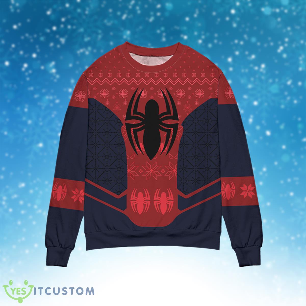 Spiderman Custom Ugly Christmas Sweater 8 Spiderman Custom Ugly Christmas Sweater - Spiderman Custom Ugly Christmas Sweater