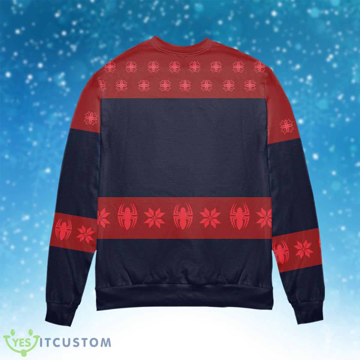 Spiderman Custom Ugly Christmas Sweater 3 Spiderman Custom Ugly Christmas Sweater - Spiderman Custom Ugly-mk3
