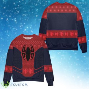Spiderman Custom Ugly Christmas Sweater - Spiderman Custom Ugly Christmas Sweater-1
