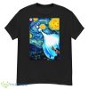 Starry Night Van Gogh Goku Vs Vegeta Dragon Ball Z shirt Product Photo 1