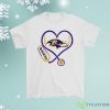 Stethoscope Heartbeat Nurse Symbol Baltimore Ravens Shirt Product Photo 1
