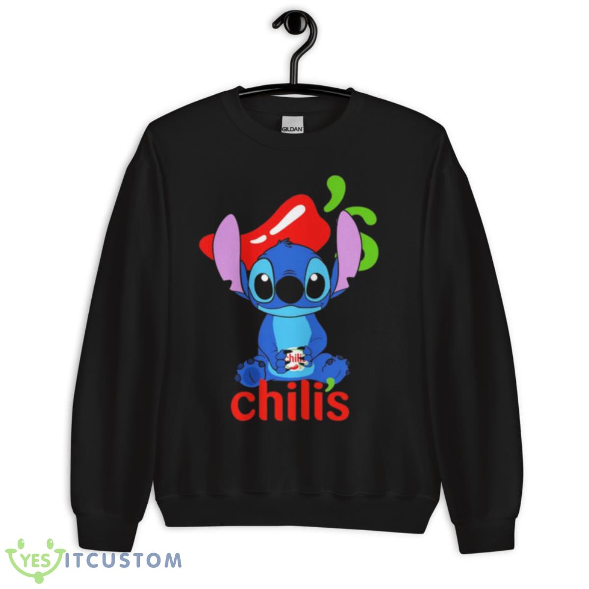 Stitch holding chili’s nice shirt 3 Stitch holding chili’s nice shirt - Unisex Crewneck Sweatshirt