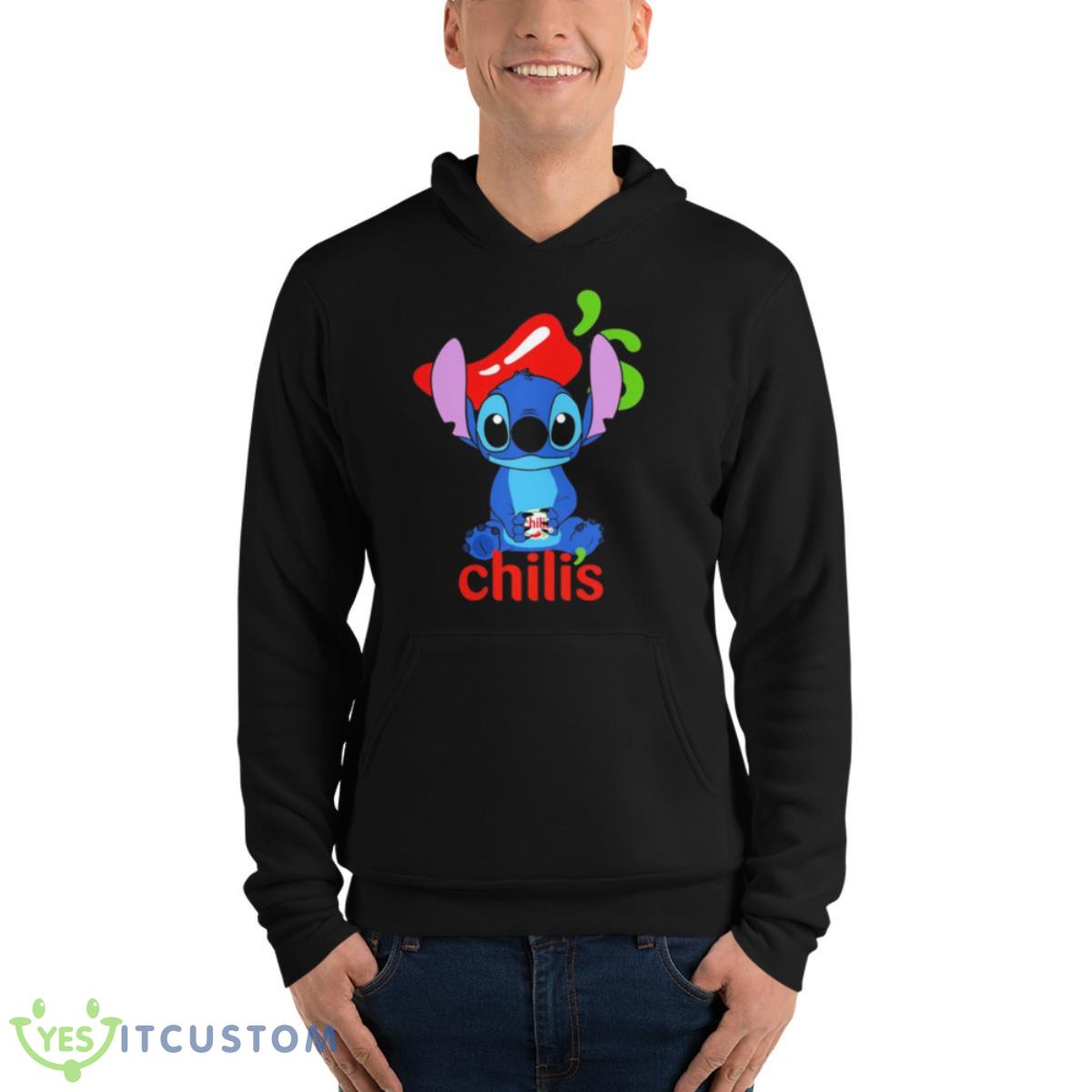 Stitch holding chili’s nice shirt 4 Stitch holding chili’s nice shirt - Unisex Fleece Pullover Hoodie