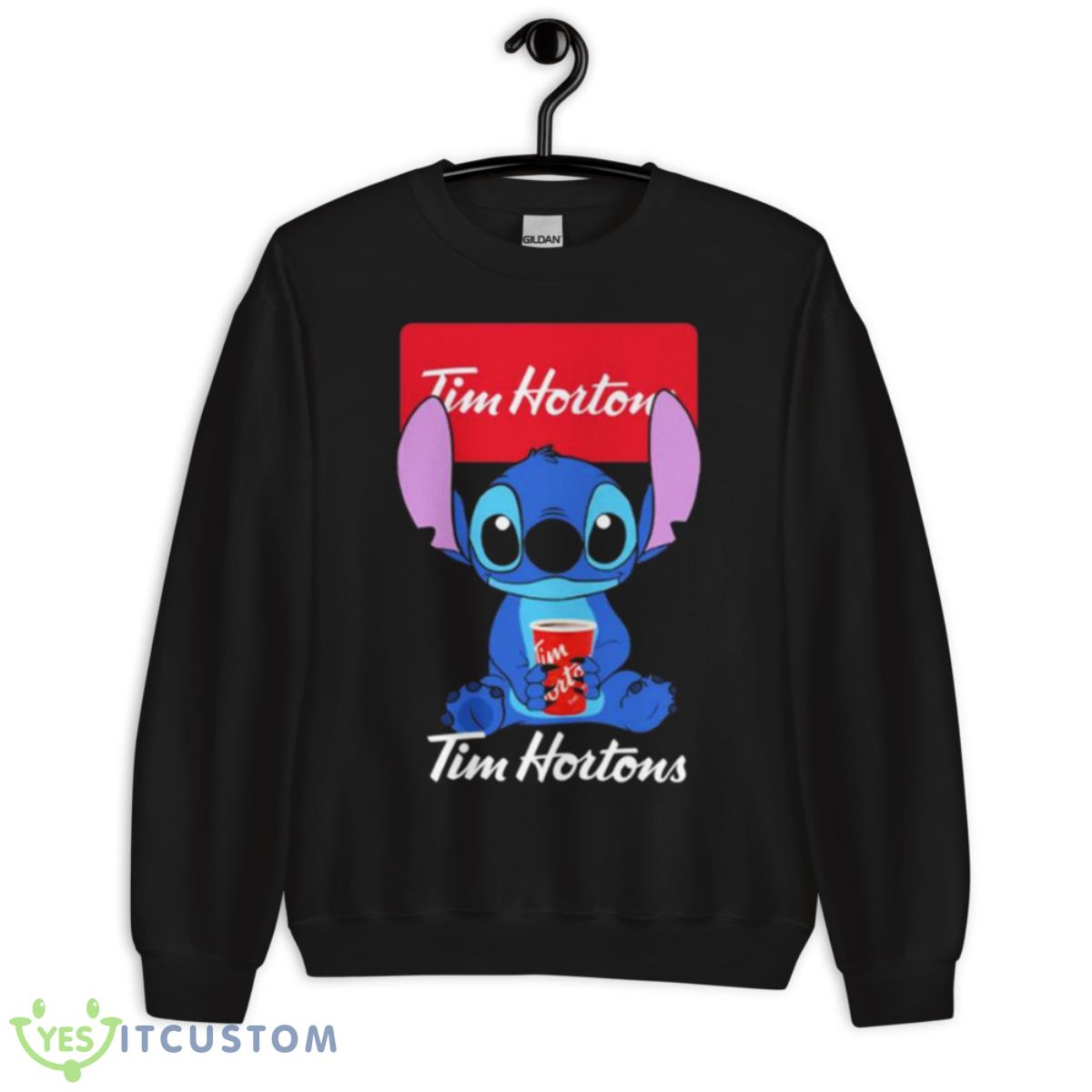 Stitch Hug Tim Hortons Shirt 3 Stitch Hug Tim Hortons Shirt - Unisex Crewneck Sweatshirt