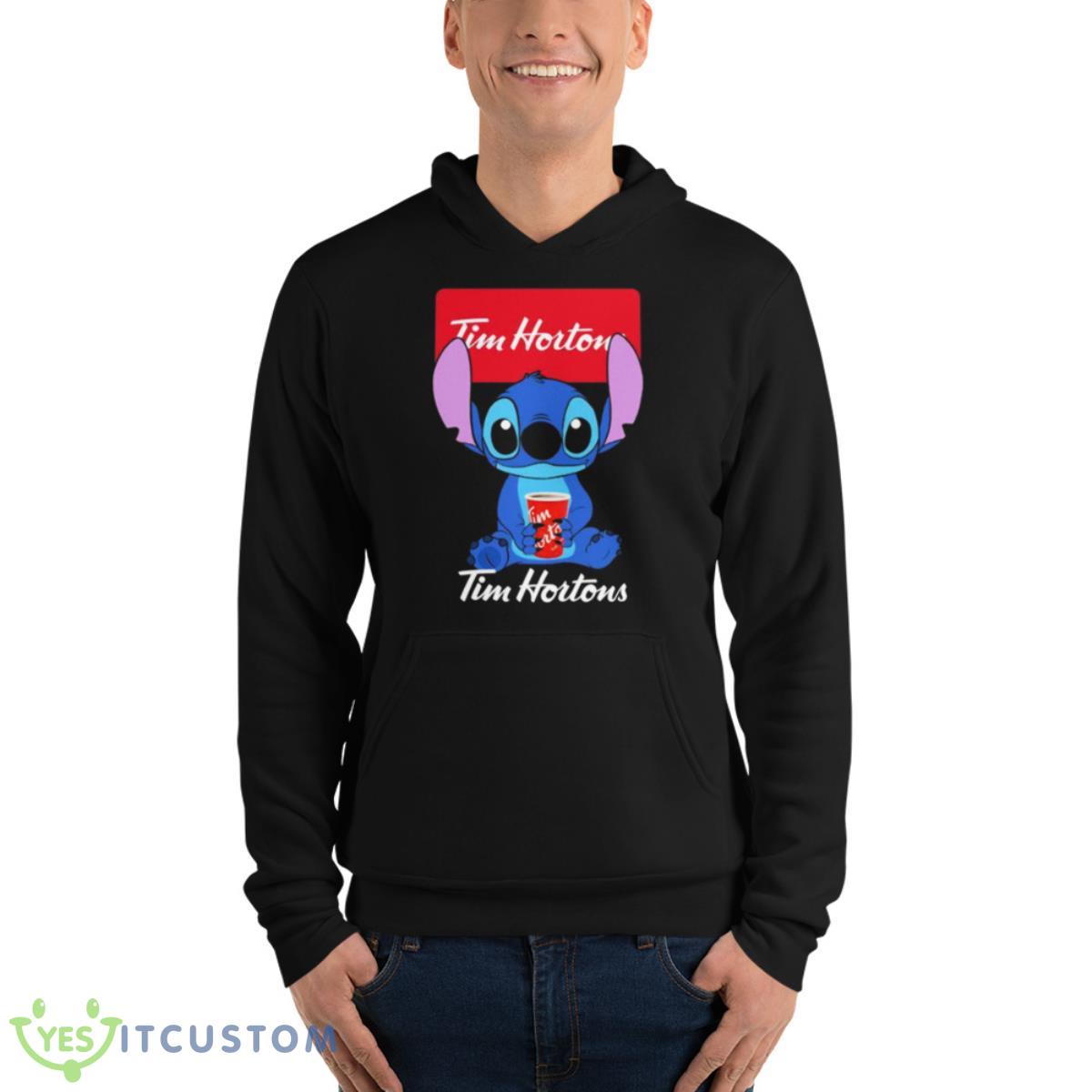 Stitch Hug Tim Hortons Shirt 4 Stitch Hug Tim Hortons Shirt - Unisex Fleece Pullover Hoodie