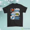 Superman Batman Detroit Lions Mean Kick Your Ass Shirt Product Photo 1