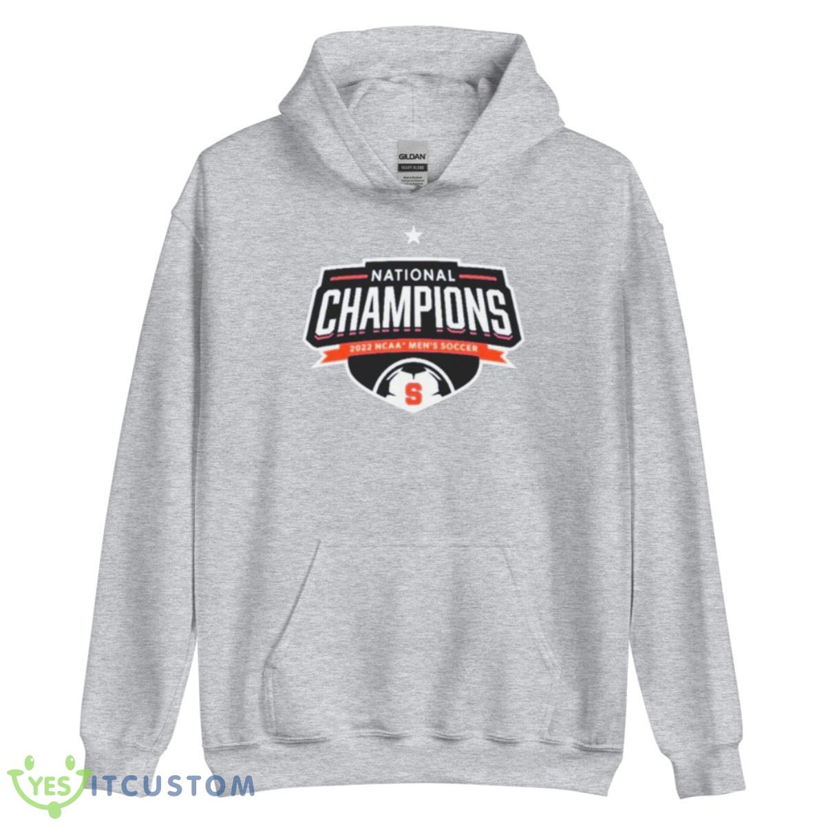 Syracuse Orange National Champions 2022 NCAA Men’s College Cup Shirt 3 Syracuse Orange National Champions 2022 NCAA Men’s College Cup Shirt - Unisex Heavy Blend Hooded Sweatshirt