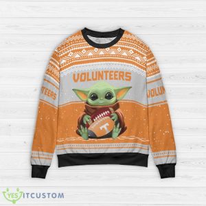 Tennessee Volunteers Baby Yoda Ugly Christmas Sweater - Tennessee Volunteers Baby Yoda Ugly Christmas Sweater-3