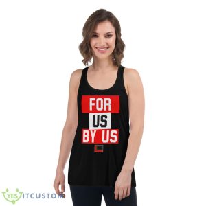 Texans for us by us shirt - Women's Flowy Racerback Tank
