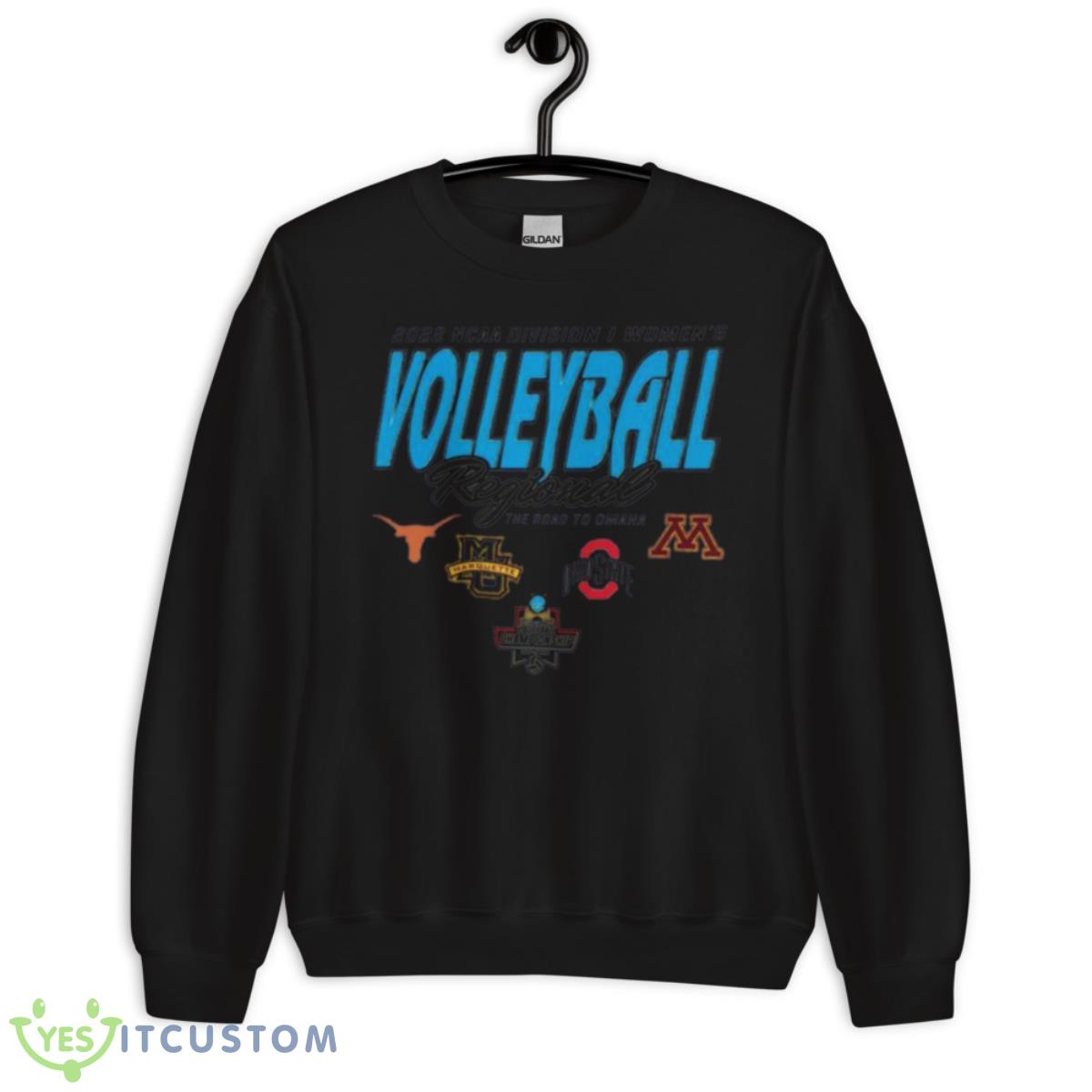 Texas 2022 NCAA Division I Women’s Volleyball Regional The Road To Omaha Shirt 3 Texas 2022 NCAA Division I Women’s Volleyball Regional The Road To Omaha Shirt - Unisex Crewneck Sweatshirt