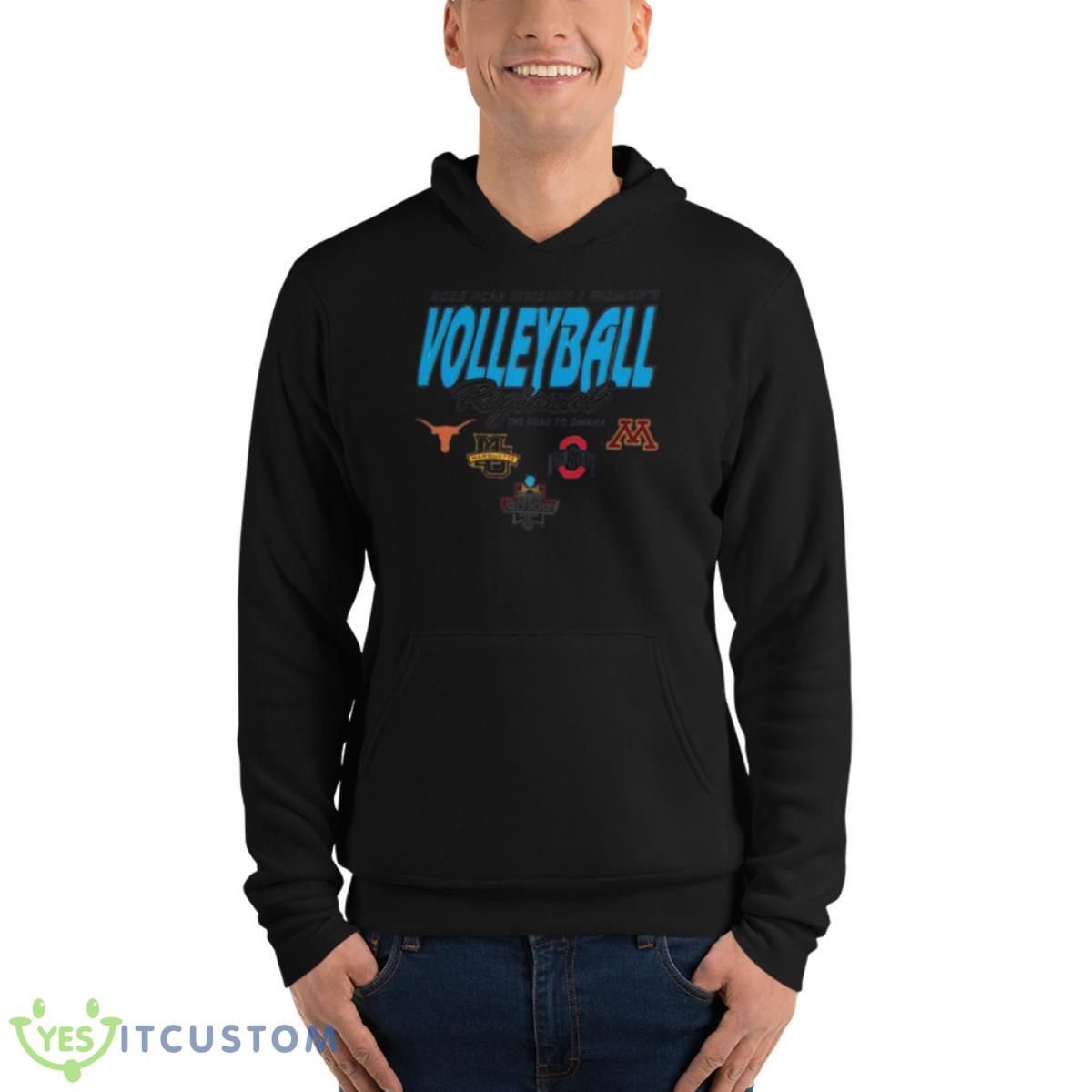 Texas 2022 NCAA Division I Women’s Volleyball Regional The Road To Omaha Shirt 13 Texas 2022 NCAA Division I Women’s Volleyball Regional The Road To Omaha Shirt - Unisex Fleece Pullover Hoodie