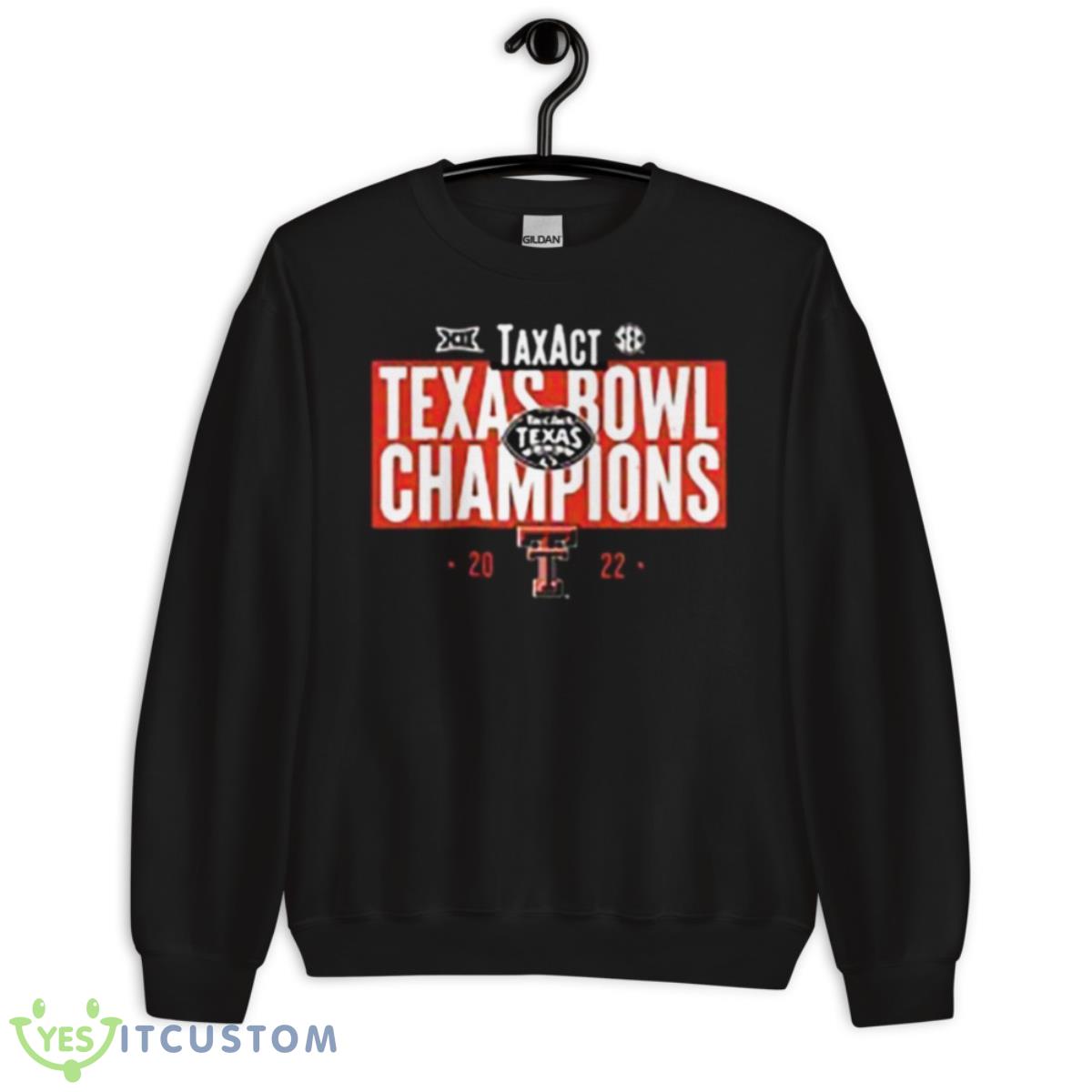 Texas Tech Red Raiders 2022 Texas Bowl Champions Shirt 3 Texas Tech Red Raiders 2022 Texas Bowl Champions Shirt - Unisex Crewneck Sweatshirt