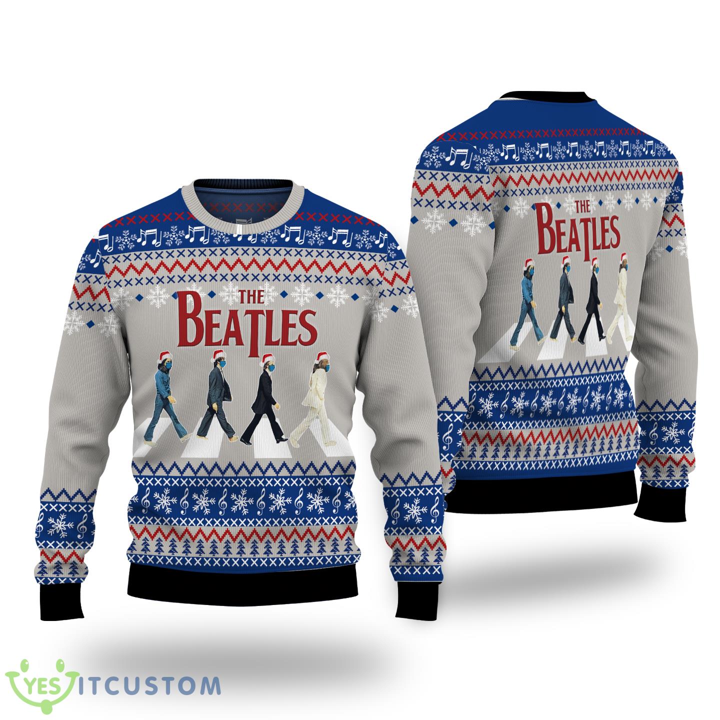 The Beatles On Christmas Day Ugly Christmas Sweater 3 The Beatles On Christmas Day Ugly Christmas Sweater - The Beatles On Christmas Day Ugly Christmas Sweater