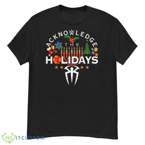 The bloodline acknowledge the holidays 2022 merry Christmas shirt - G500 Men’s Classic T-Shirt