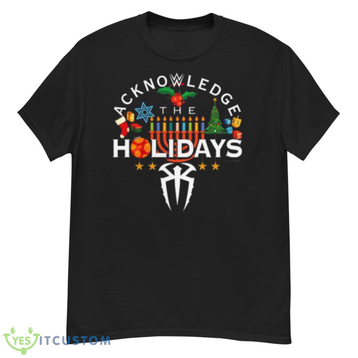 The bloodline acknowledge the holidays 2022 merry Christmas shirt 12 The bloodline acknowledge the holidays 2022 merry Christmas shirt - G500 Men’s Classic T-Shirt
