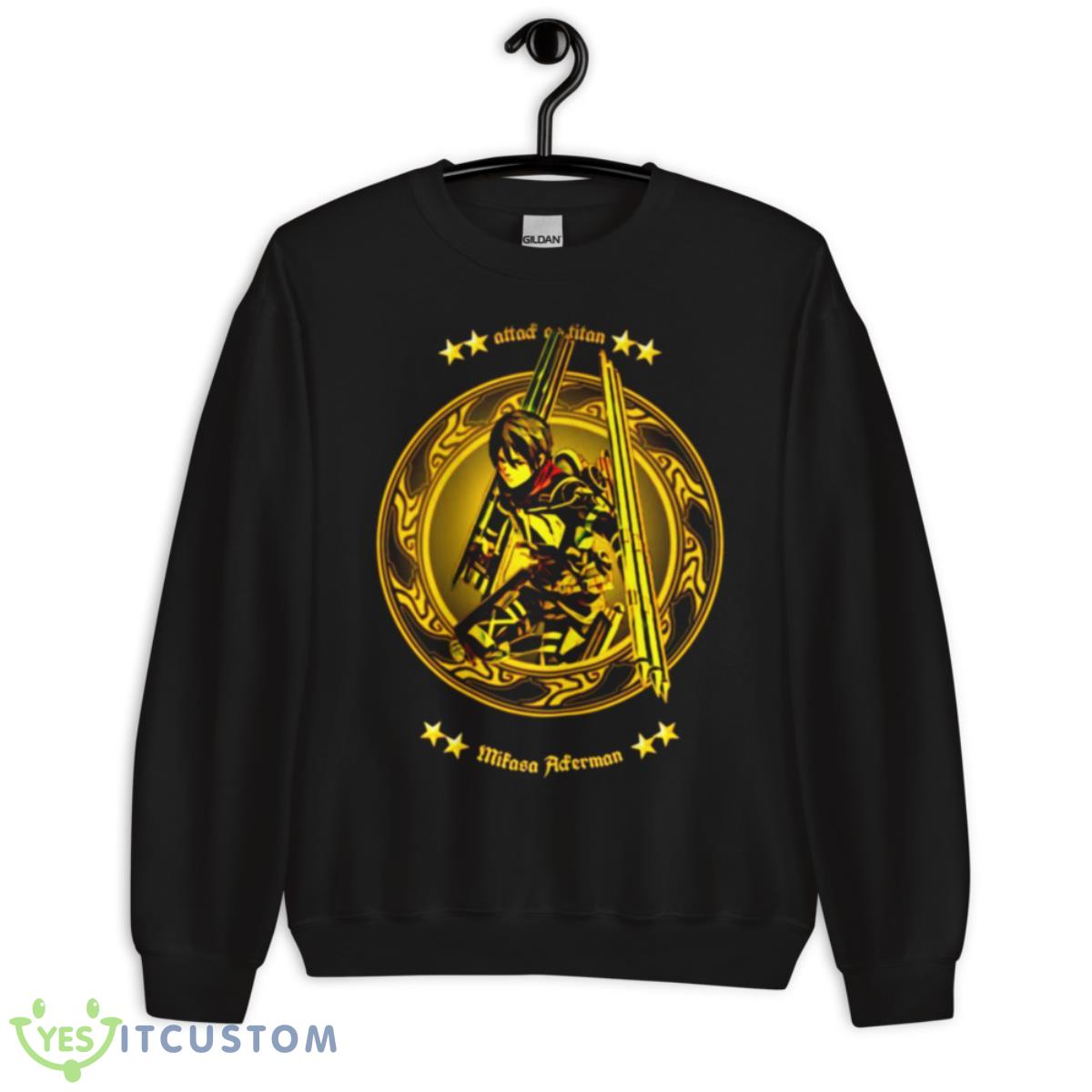 The Cruel World Mikasa Attack On Titan shirt 7 The Cruel World Mikasa Attack On Titan shirt - Unisex Crewneck Sweatshirt