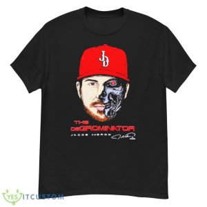 The Degrominator jacob degrom face signature Texas shirt - G500 Men’s Classic T-Shirt