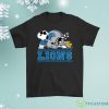 The Detroit Lions Joe Cool And Woodstock Snoopy Mashup Shirt Product Photo 1