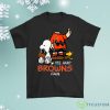 The Die Hard Cleveland Browns Fans Charlie Snoopy Shirt Product Photo 1
