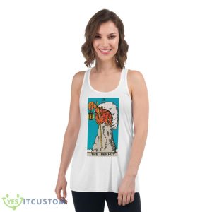 The Hermit Crab Cartoon shirt - Women's Flowy Racerback Tank