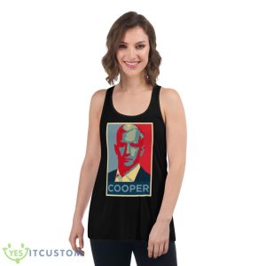 The Host Guy Anderson Cooper shirt - Women's Flowy Racerback Tank