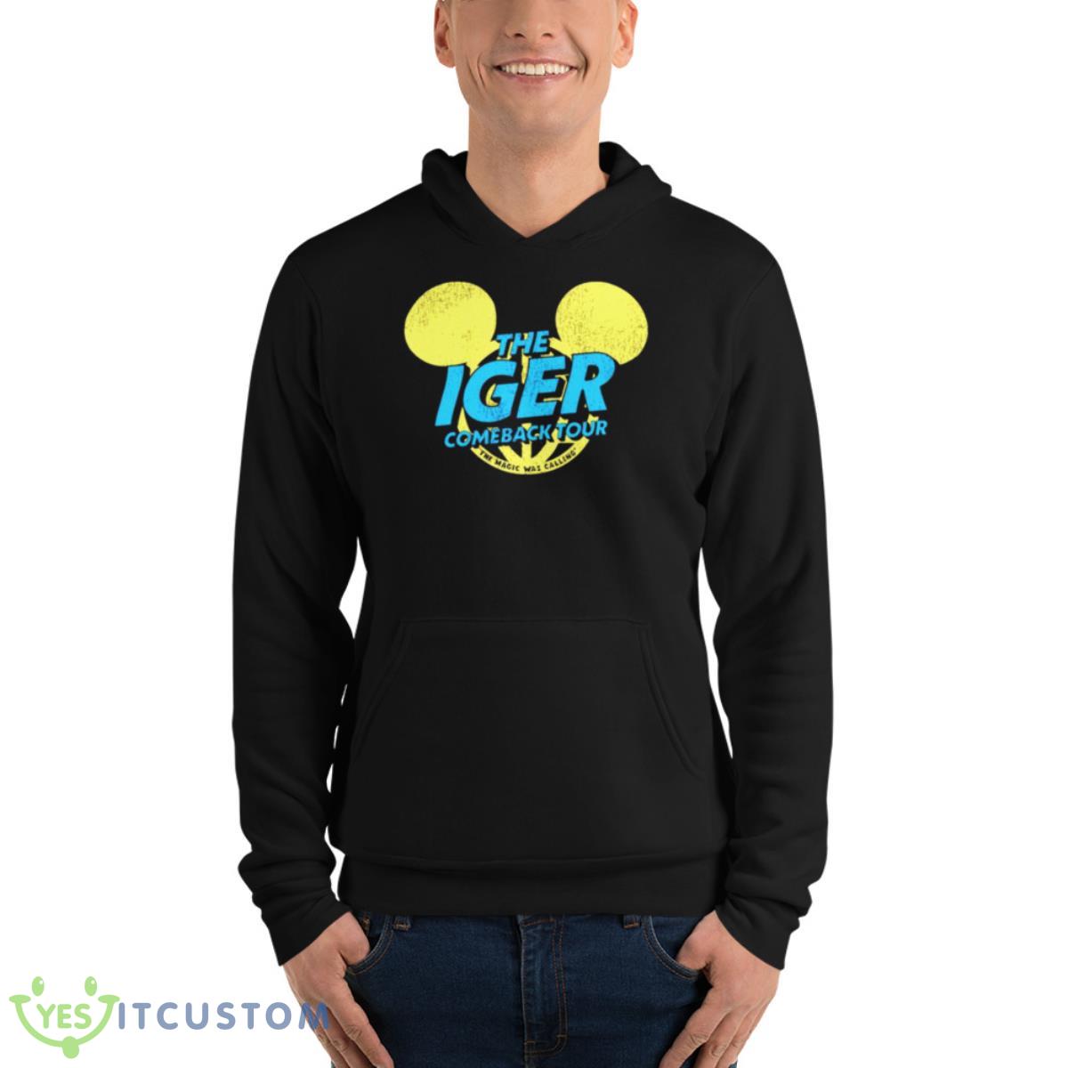 The iger comeback tour logo T shirt 4 The iger comeback tour logo T shirt - Unisex Fleece Pullover Hoodie