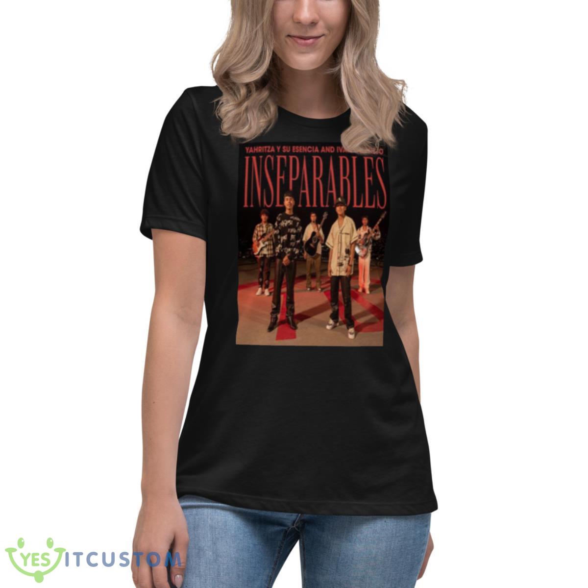 The Inseparables Ivan Cornejo shirt 6 The Inseparables Ivan Cornejo shirt - Women's Relaxed Short Sleeve Jersey Tee