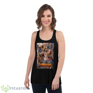 The Next Level Graphic Jumanji shirt - Women's Flowy Racerback Tank