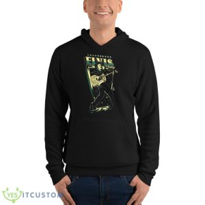 The Rock Star Elvis Presley Retro 90s Design shirt - Unisex Fleece Pullover Hoodie