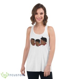 These Three Surinam Dutch Footballers Are Legends Edgar Davids Clarence Seedorf And Patrick Kluive shirt 8 These Three Surinam Dutch Footballers Are Legends Edgar Davids Clarence Seedorf And Patrick Kluive shirt - Women's Flowy Racerback Tank