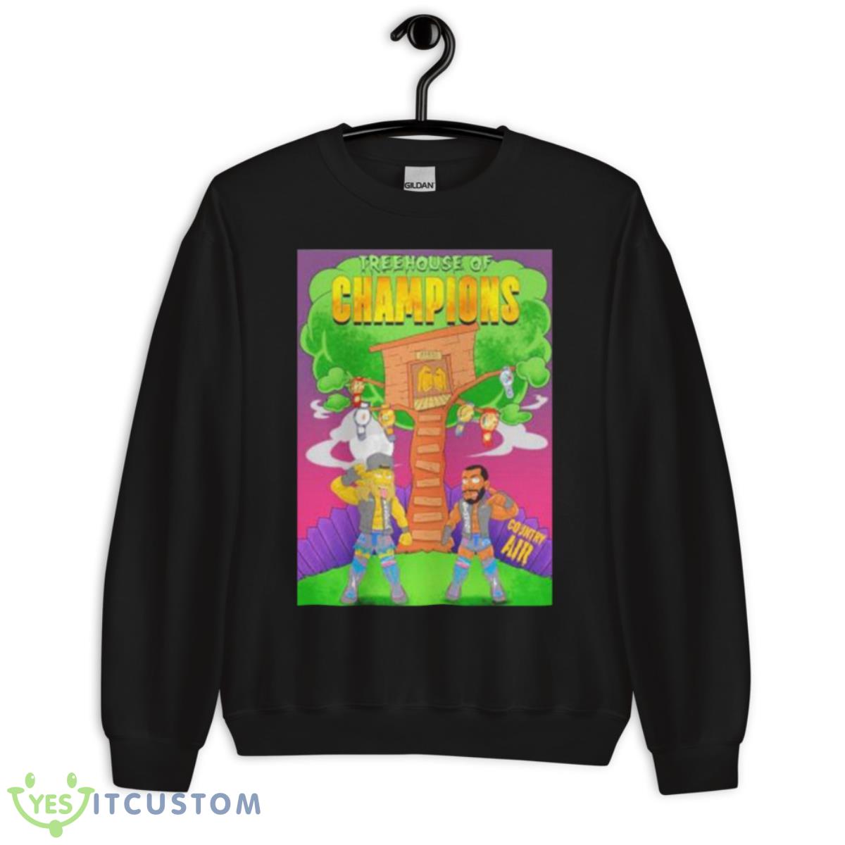 Treehouse of champions the outlaw Zach Hendrix shirt 3 Treehouse of champions the outlaw Zach Hendrix shirt - Unisex Crewneck Sweatshirt