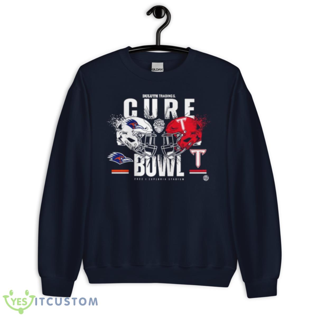 Troy Trojans Vs UTSA Roadrunners 2022 Duluth Trading Cure Bowl Shirt 5 Troy Trojans Vs UTSA Roadrunners 2022 Duluth Trading Cure Bowl Shirt Product Photo 5