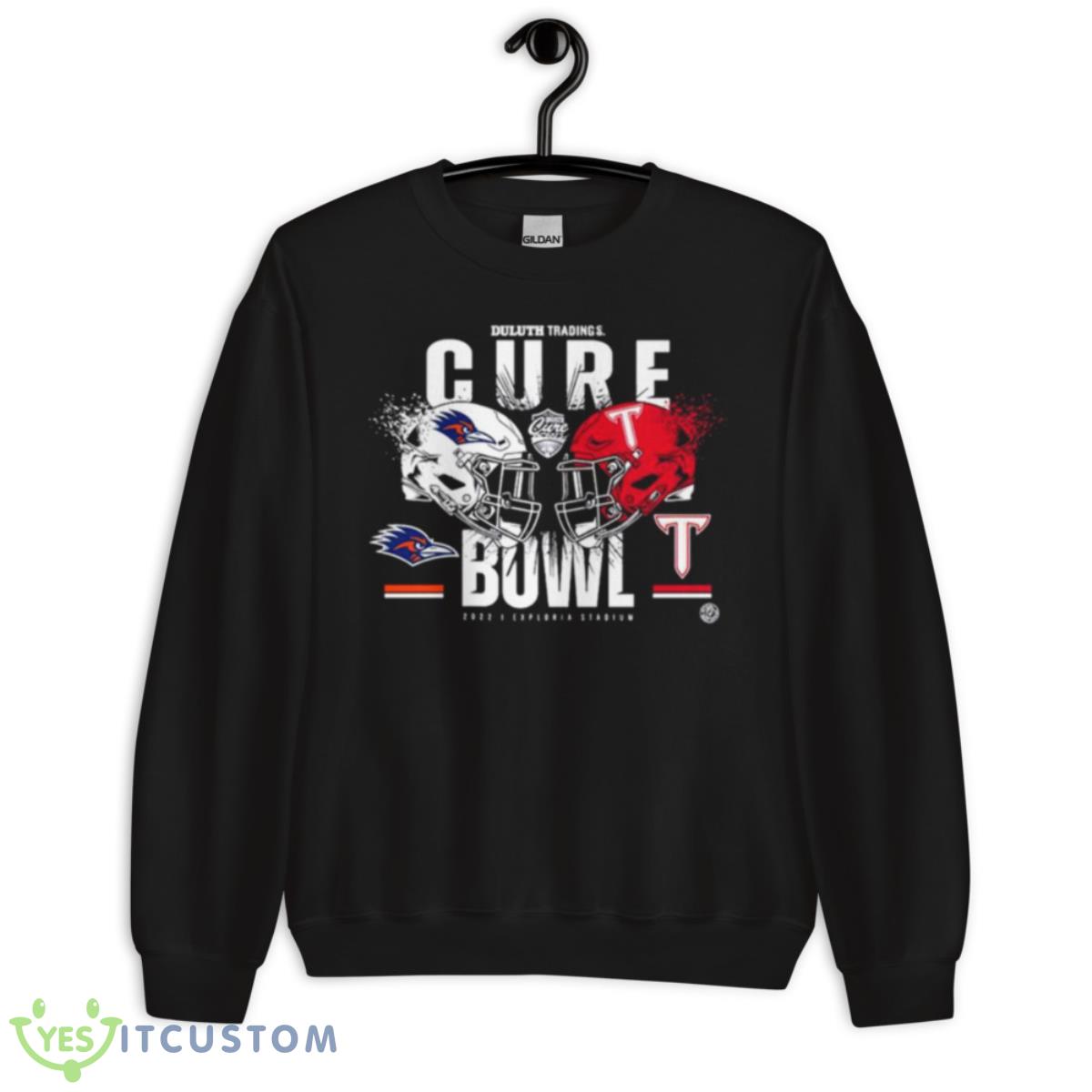 Troy Trojans Vs UTSA Roadrunners 2022 Duluth Trading Cure Bowl Shirt 6 Troy Trojans Vs UTSA Roadrunners 2022 Duluth Trading Cure Bowl Shirt Product Photo 6