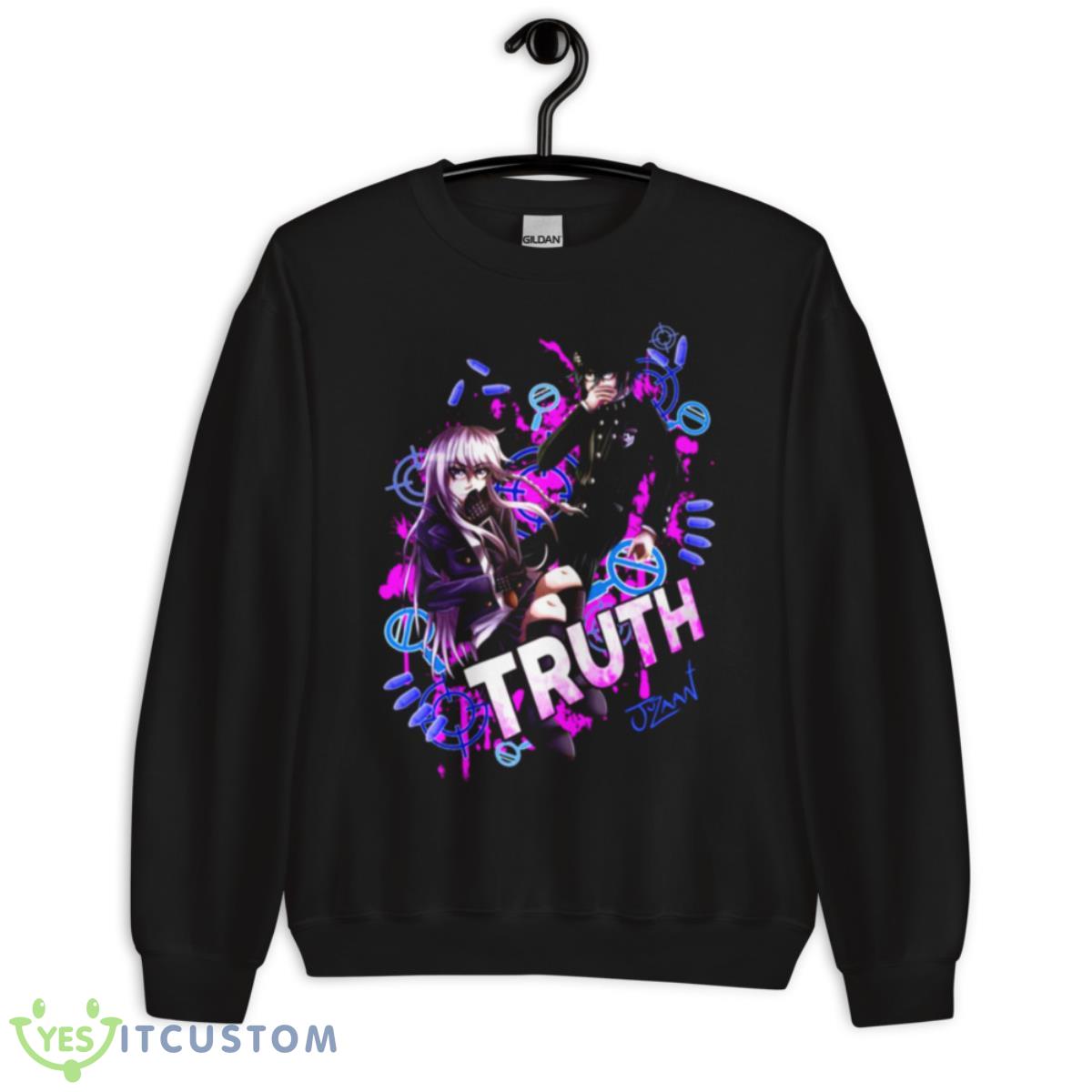 Truth Danganronpa Graphic shirt 13 Truth Danganronpa Graphic shirt - Unisex Crewneck Sweatshirt