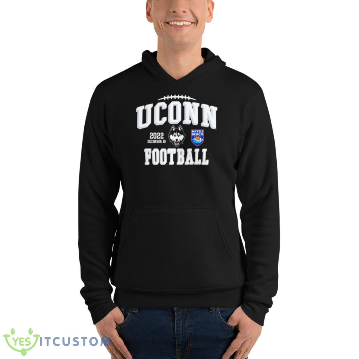 Uconn Huskies 2022 Myrtle Beach Bowl Bound Shirt 13 Uconn Huskies 2022 Myrtle Beach Bowl Bound Shirt - Unisex Fleece Pullover Hoodie
