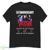 55th Anniversary 1968 – 2023 Rush Thank You For The Memories Signatures Shirt - G500 Men’s Classic T-Shirt